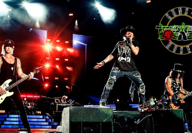 10  Guns N' Roses,       !