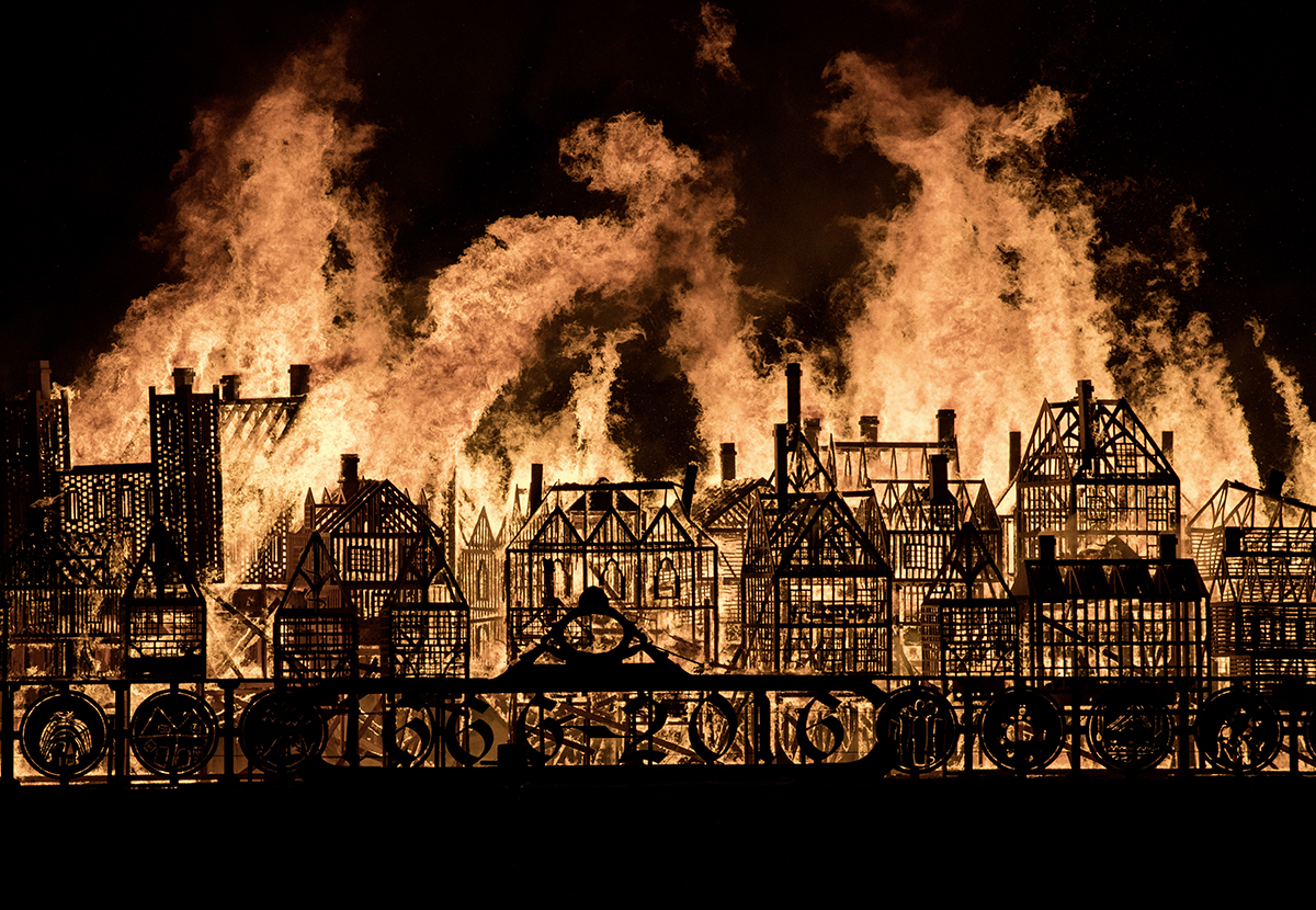 Великий пожар в Лондоне в 1666