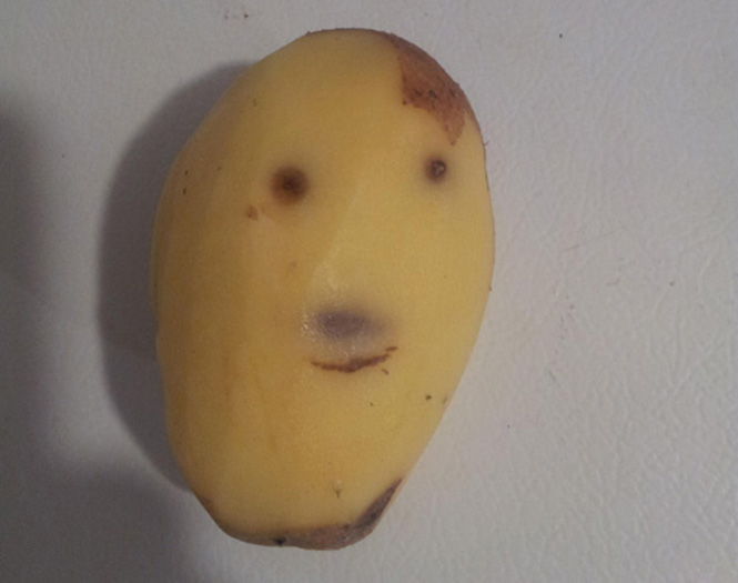 Картофель, похожий на Гитлера