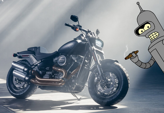 Кого-то этот новый Harley-Davidson нам напоминает… Кого-то этот новый Harley-Davidson нам напоминает…