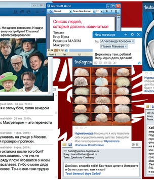Что творится на экране компьютера Хабиба Нурмагомедова