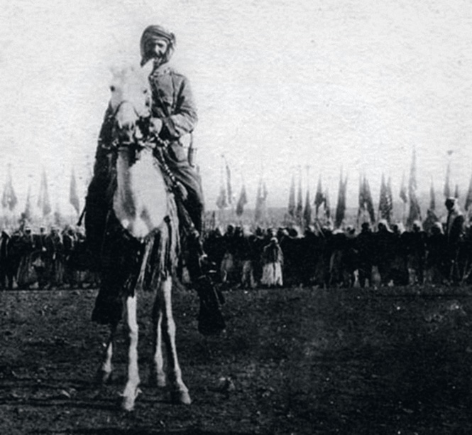 Шейх Султан аль-Атраш, лидер Сирийского  восстания. Хауран, 14 августа 1925 г.