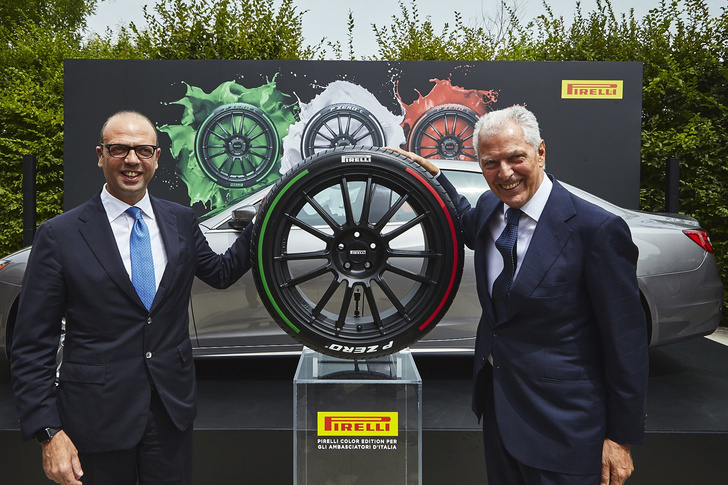 Итальянский триколор на шинах Pirelli