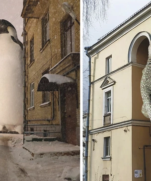 Художник населил Питер фантастическими тварями и дружелюбными андроидами