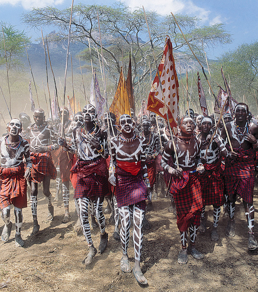 Кенийский боевой ритуал посвящения