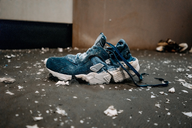 Nike Air Huarache vs. жидкий азот Nike Air Huarache vs. жидкий азот