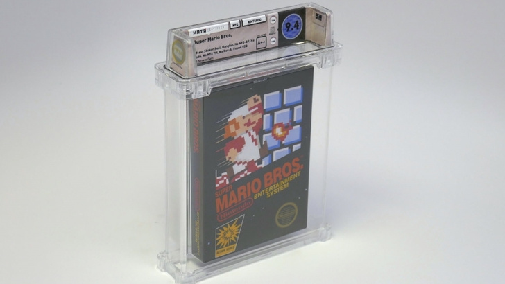 Старый нераспечатанный картридж Super Mario Bros продали на аукционе за 100 тысяч долларов