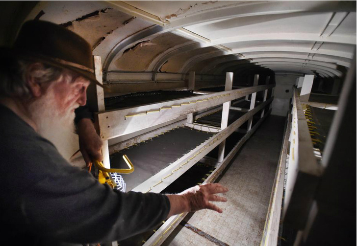 Канадец 50 лет строил бункер из 42 школьных автобусов!