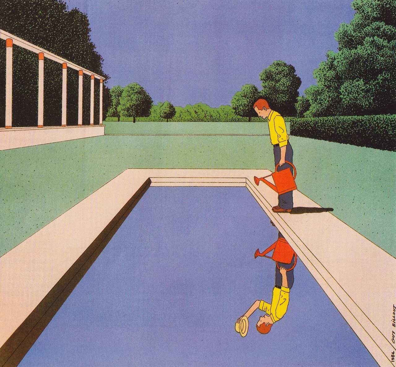 Карикатуры в стиле сюр от Ги Бийю Искусство