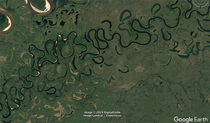 20 необычных мест, найденных на Google Earth