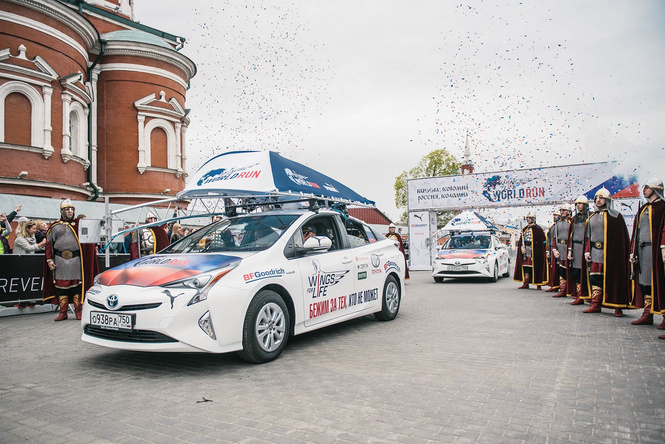 Старт кетчер-кара Toyota Prius Старт кетчер-кара Toyota Prius