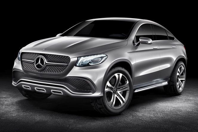 Mercedes Concept Coupe SUV — автомобиль с нескромными габаритами Mercedes Concept Coupe SUV — автомобиль с нескромными габаритами