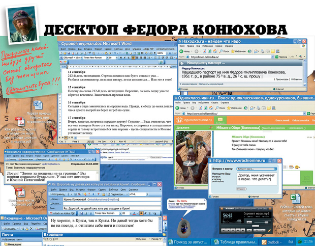 Десктоп Федора Конюхова