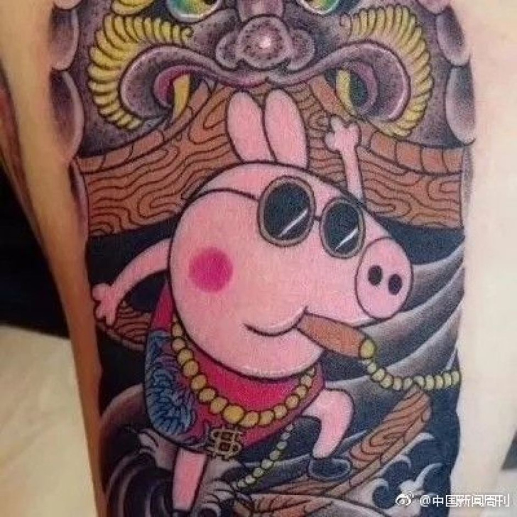 В Китае запретили «Свинку Пеппу», потому что она стала неофициальным символом гангстеров