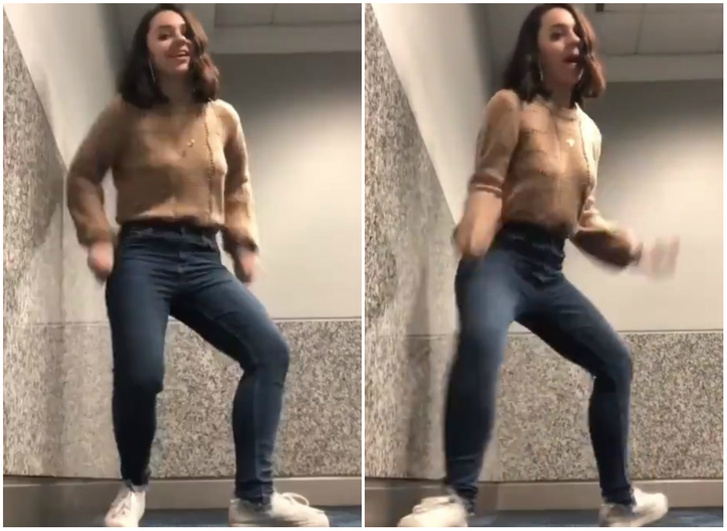 Твит дня: девушка превратила 4 часа ожидания в аэропорту в вирусное танцевальное видео