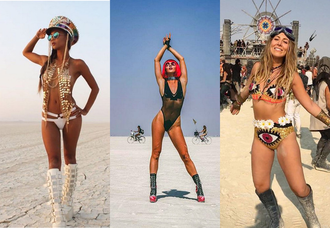 Самые красивые участницы фестиваля Burning Man 2018 Самые красивые участницы фестиваля Burning Man 2018