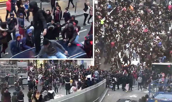 Поклонники французского музыканта устроили погром в центре Брюсселя