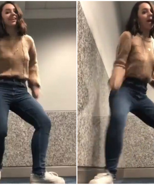 Твит дня: девушка превратила 4 часа ожидания в аэропорту в вирусное танцевальное видео