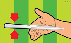 Как метать нож: 4 простых секрета, заставляющие лезвие вонзиться в цель