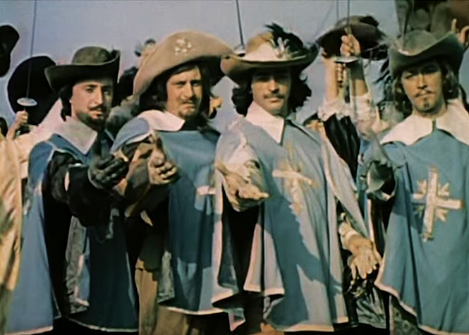 д'Артаньян и три мушкетера