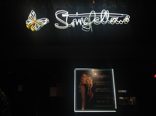 Stringfellow's, Лондон Stringfellow's, Лондон