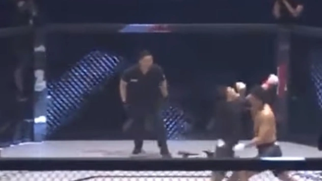 Самый быстрый нокаут по-корейски: боец MMA уложил противника за пару секунд (видео)