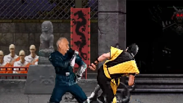 Леонид Якубович избивает противников в игре Mortal Kombat (видео)