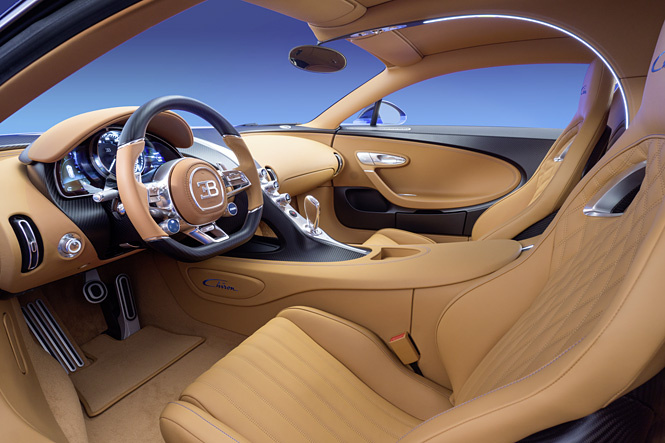 Салон Bugatti Chiron Салон Bugatti Chiron