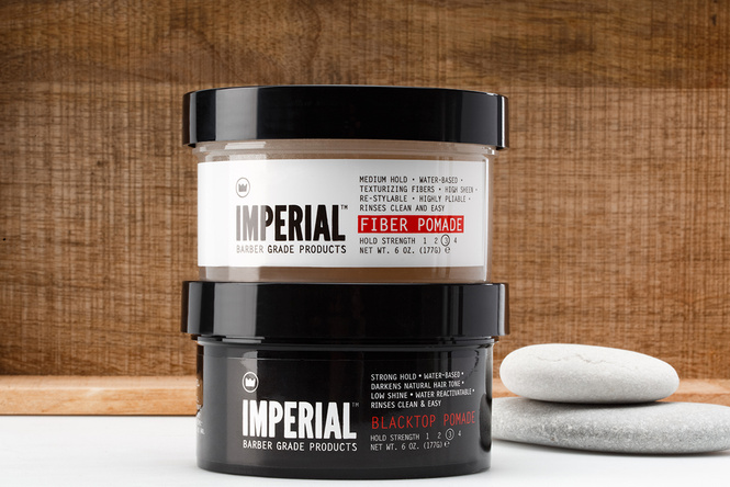 Imperial Barber Blacktop Pomade и Fiber Pomade Imperial Barber Blacktop Pomade и Fiber Pomade