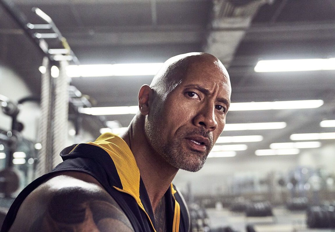 Dwayne Johnson under Armour