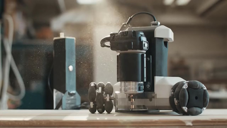 Робот-плотник «Голиаф» искусно делает мебель (видео)