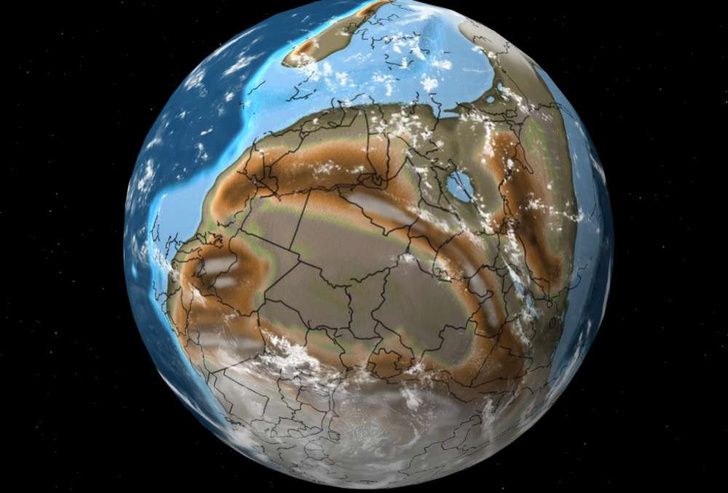 Интерактивный глобус, который покажет, где находился бы твой город 750 миллионов лет назад