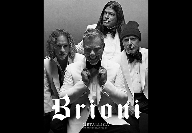 Фото №1 - Metallica стала лицом фэшн-бренда Brioni!