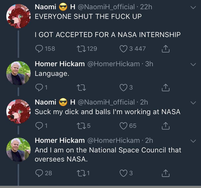 Американка получила стажировку в NASA, но быстро ее лишилась. А не надо было писать нецензурные твиты! Американка получила стажировку в NASA, но быстро ее лишилась. А не надо было писать нецензурные твиты!