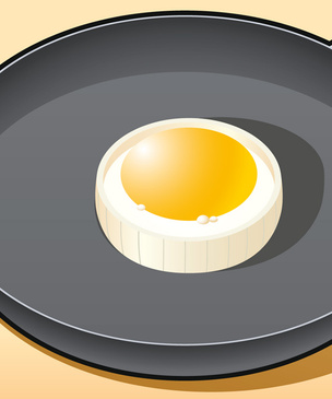 Совет без слов: как сделать идеальную яичницу