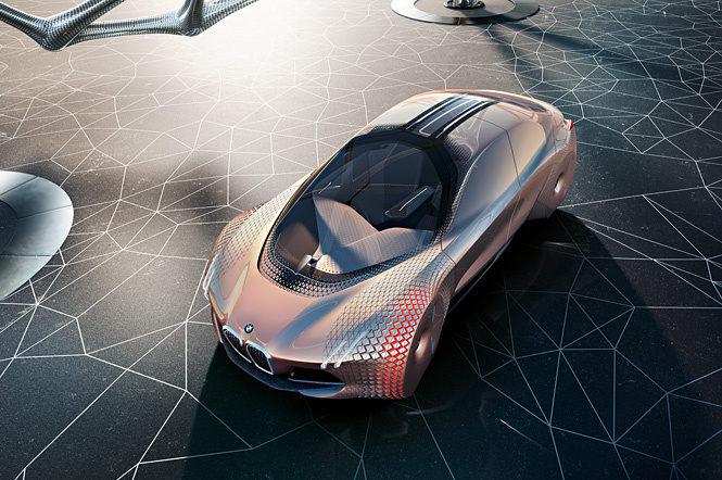 BMW Vision Next 100 вид сверху BMW Vision Next 100 вид сверху