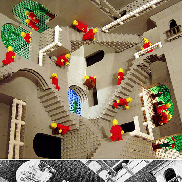 Копии знаменитых картин, сделанные из Lego | MAXIM