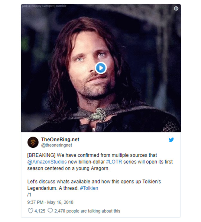 Сериал «Властелин колец»: все, что о нем известно! Сериал «Властелин колец»: все, что о нем известно!