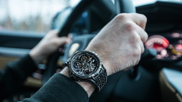 Новые зимние шины Pirelli вдохновили Roger Dubuis на создание шипованных часов