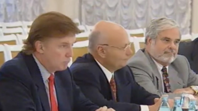 Редкое видео: Дональд Трамп на встрече с московскими властями в 1995 году