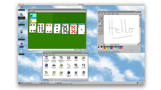 Установи на свой компьютер Windows 95. Да-да, прямо в Windows 10 Установи на свой компьютер Windows 95. Да-да, прямо в Windows 10