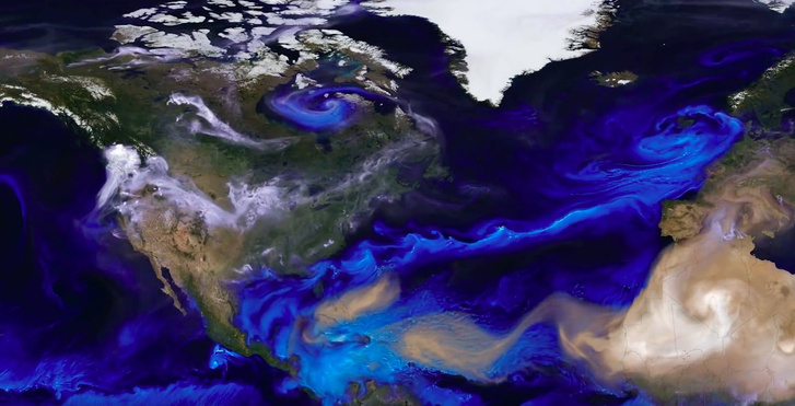 NASA выпустило наглядную симуляцию ураганов 2017 года