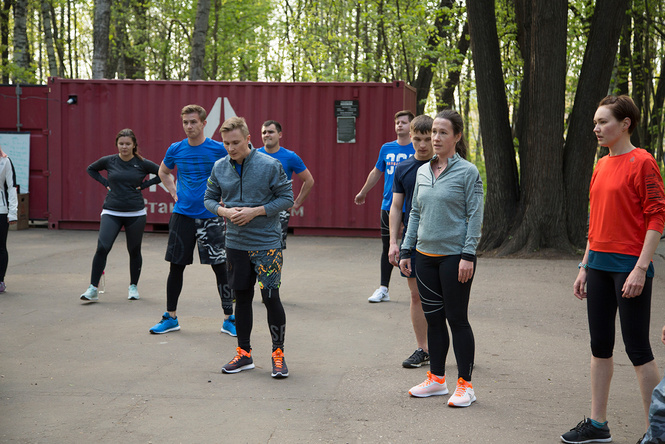 Состоялась первая тренировка «Reebok. Стань человеком». Команда MAXIM тоже участвовала! Состоялась первая тренировка «Reebok. Стань человеком». Команда MAXIM тоже участвовала!