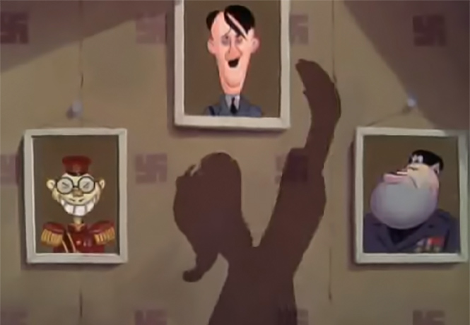Фото №1 - Короткометражка недели: «Дональд Дак и лицо фюрера» (1943, США, 8:00)