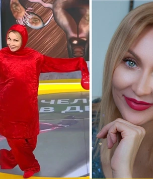 Та самая актриса, сыгравшая женскую матку на Первом канале. Светлана Галка без грима и костюма!