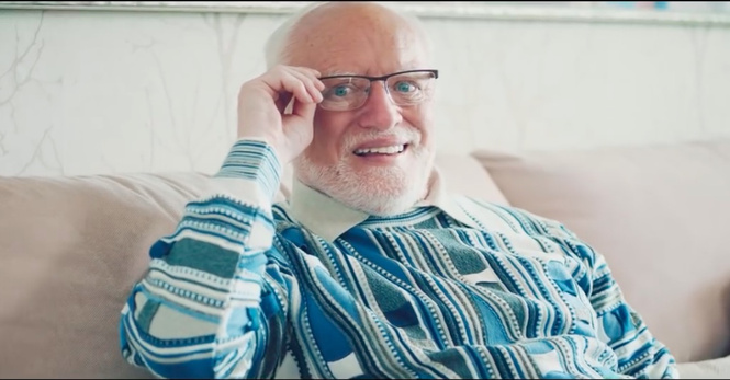 Гарольд Cкрывающий Боль снялся в немецкой рекламе (видео)