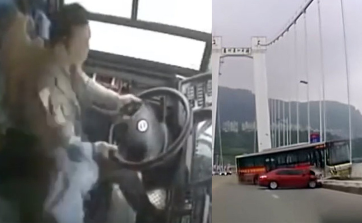 Неадекватная пассажирка автобуса спровоцировала аварию, в которой погибли 13 человек (видео)