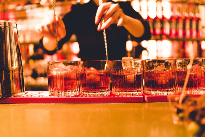 На месте Time Out открылся Campari Bar На месте Time Out открылся Campari Bar