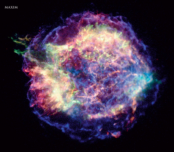 Рентгеновский снимок Сверхновой Кассиопеи А