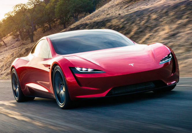 Tesla представила новый спорткар, и он слишком быстр для этой планеты Tesla представила новый спорткар, и он слишком быстр для этой планеты